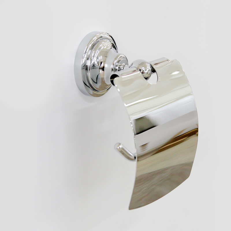 Настенный держатель туалетной бумаги Грета Chrome