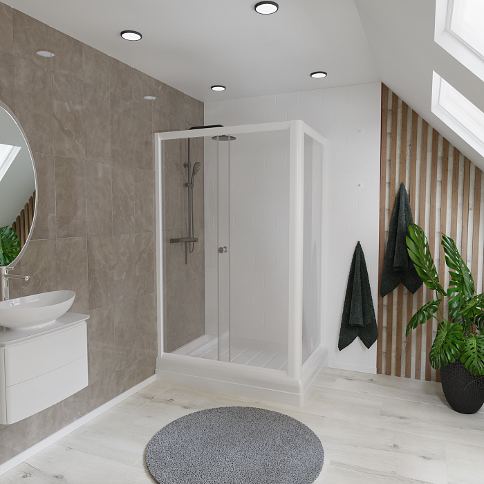 душевые углы и ограждения Душевой угол Верчелли низкий поддон