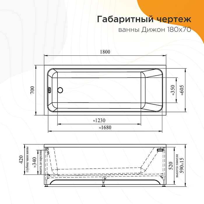 акриловые ванны Дижон акриловые ванны Дижон