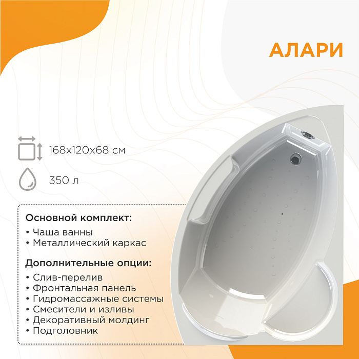 акриловые ванны Алари