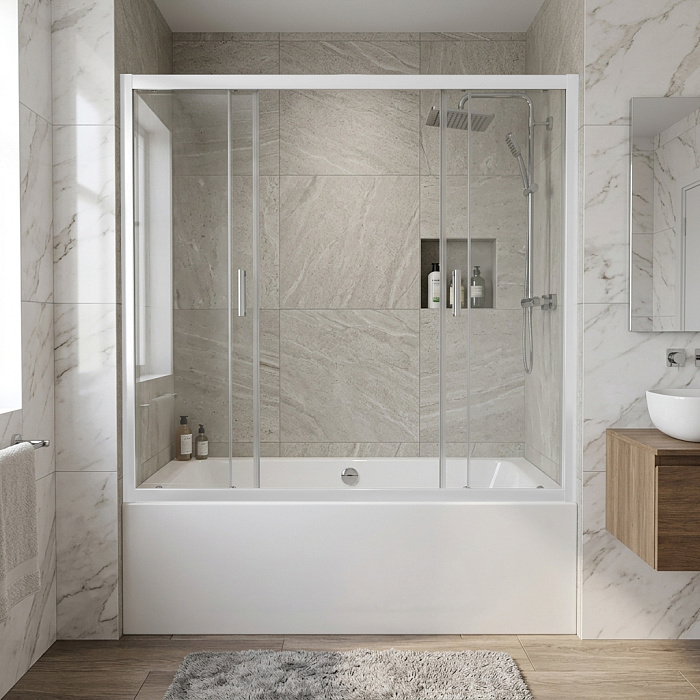 шторки на борт ванны Шторка на борт ванны Осейро